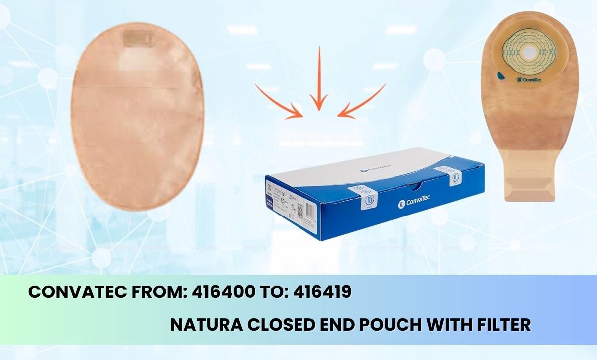 Convatec From 416400 To 416419 Natura Closed End Pouch With Filter